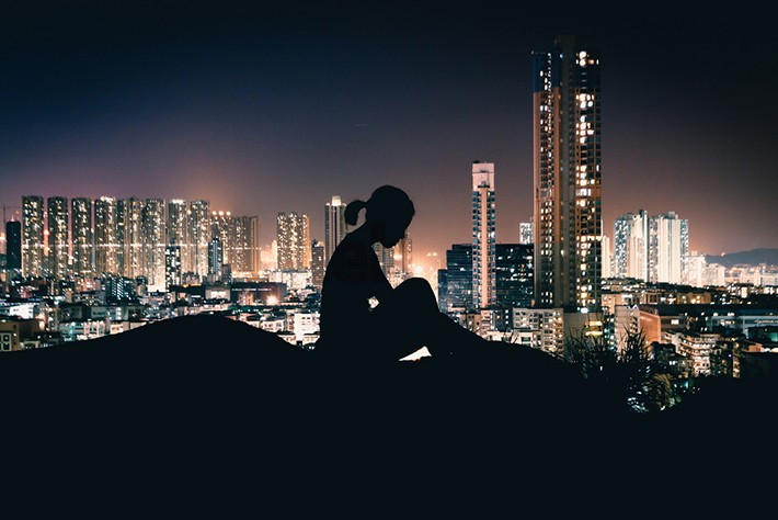 overlooking view of the city overlooking view of the city