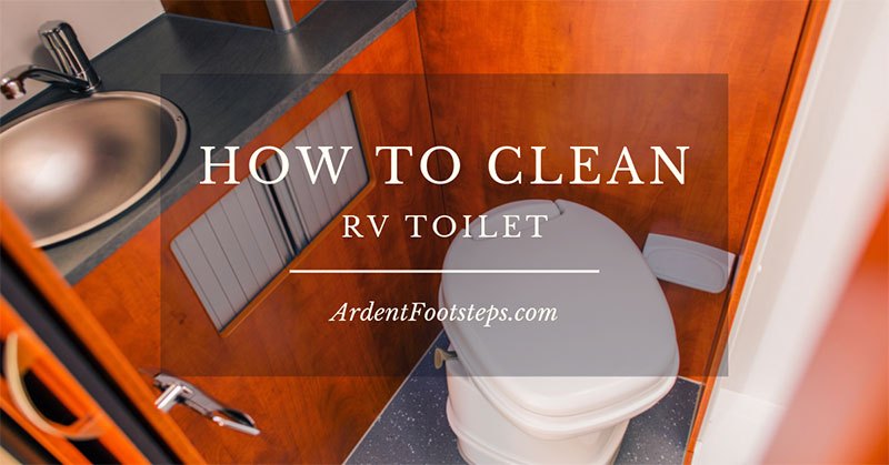 how to clean RV toilet
